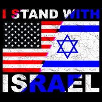 I Stand With Israel Israeli Palestinian Conflict Pro Israel Cooling Performance Crew T-Shirt