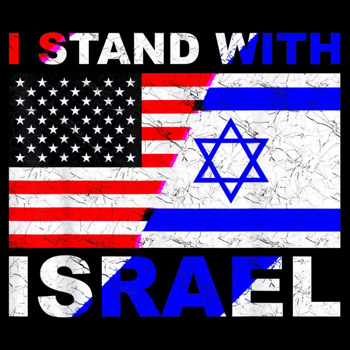 I Stand With Israel Israeli Palestinian Conflict Pro Israel Cooling Performance Crew T-Shirt