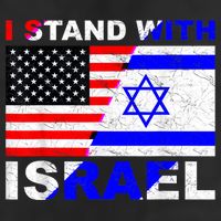 I Stand With Israel Israeli Palestinian Conflict Pro Israel Adult Drive Performance Visor