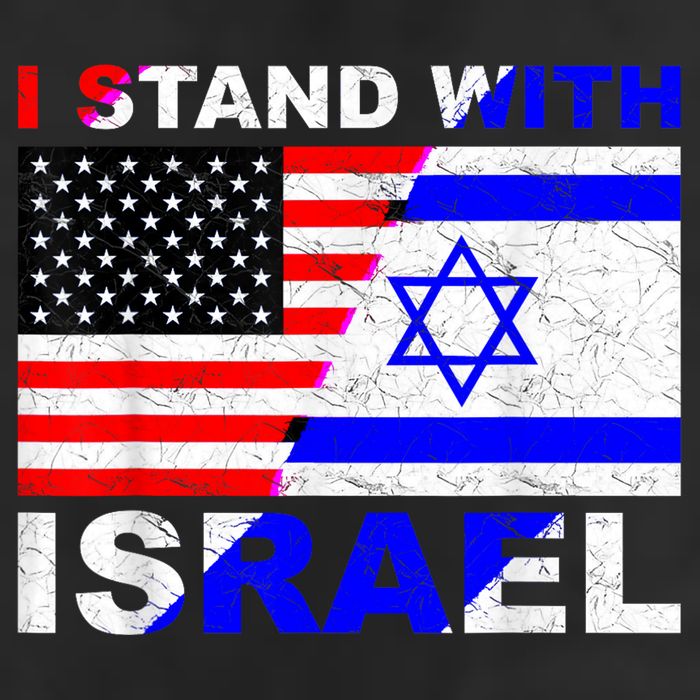I Stand With Israel Israeli Palestinian Conflict Pro Israel Adult Drive Performance Visor