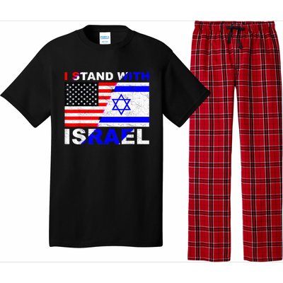 I Stand With Israel Israeli Palestinian Conflict Pro Israel Pajama Set