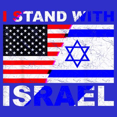 I Stand With Israel Israeli Palestinian Conflict Pro Israel T-Shirt
