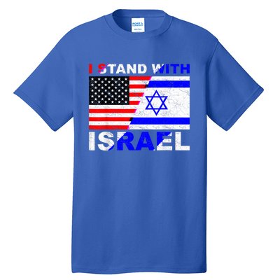 I Stand With Israel Israeli Palestinian Conflict Pro Israel Tall T-Shirt