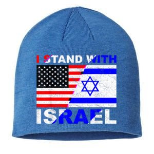 I Stand With Israel Israeli Palestinian Conflict Pro Israel Sustainable Beanie