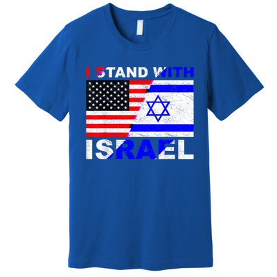 I Stand With Israel Israeli Palestinian Conflict Pro Israel Premium T-Shirt