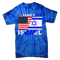 I Stand With Israel Israeli Palestinian Conflict Pro Israel Tie-Dye T-Shirt