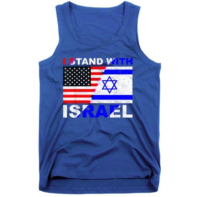 I Stand With Israel Israeli Palestinian Conflict Pro Israel Tank Top