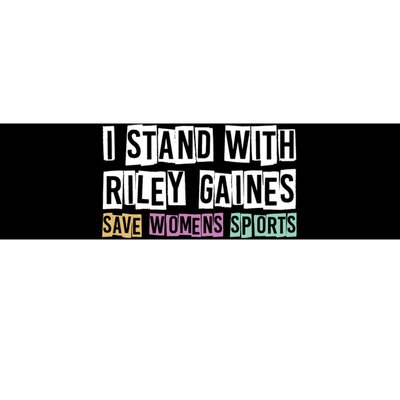 I Stand With Riley Gaines | Save Womens Sports Bumper Sticker