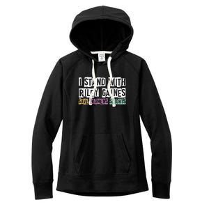 I Stand With Riley Gaines | Save Womens Sports Women's Fleece Hoodie