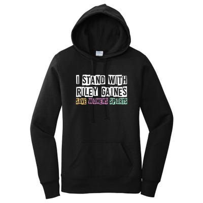 I Stand With Riley Gaines | Save Womens Sports Women's Pullover Hoodie