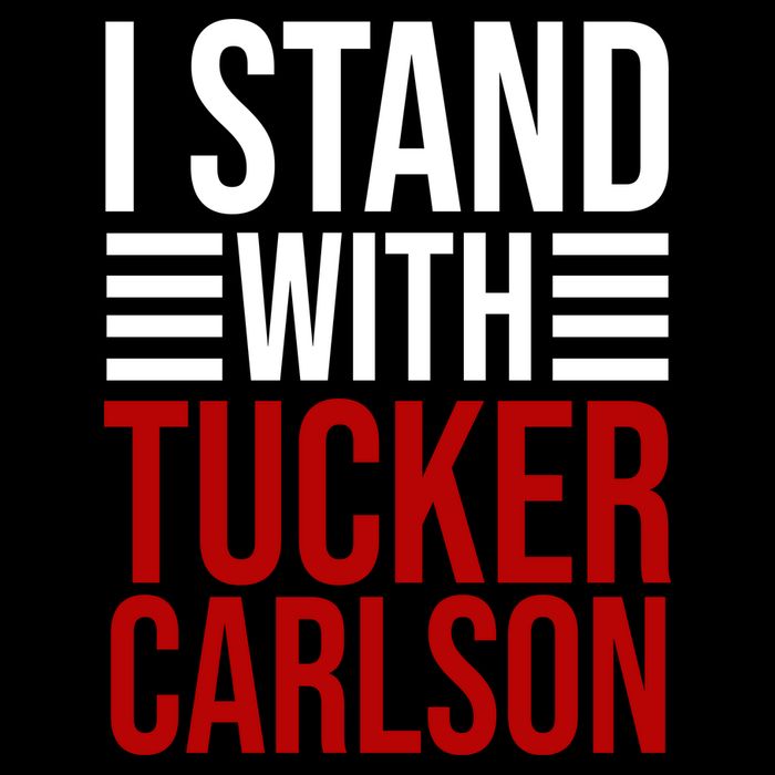 I Stand With Tucker Carlson Political 16 in Basic Backpack