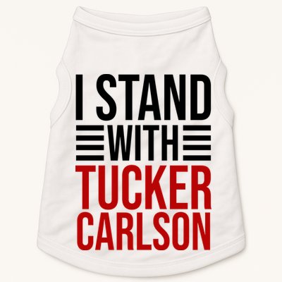 I Stand With Tucker Carlson Political Doggie Tank