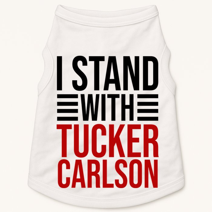 I Stand With Tucker Carlson Political Doggie Tank