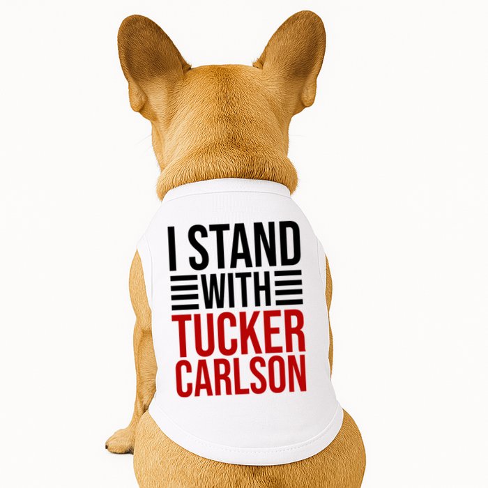 I Stand With Tucker Carlson Political Doggie Tank