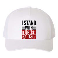 I Stand With Tucker Carlson Political Yupoong Adult 5-Panel Trucker Hat