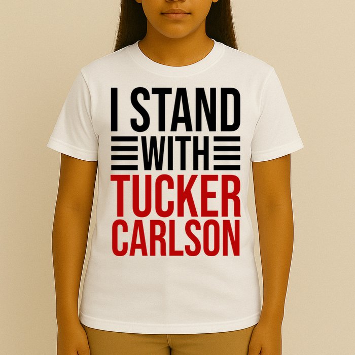 I Stand With Tucker Carlson Political T-Shirt