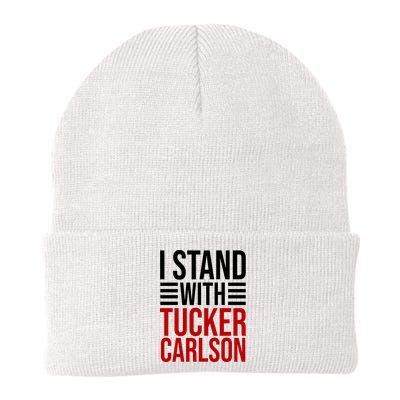I Stand With Tucker Carlson Political Beanie