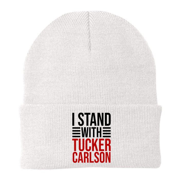I Stand With Tucker Carlson Political Beanie