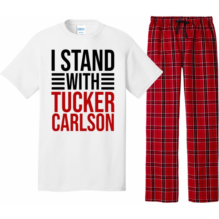 I Stand With Tucker Carlson Political Pajama Set