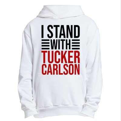 I Stand With Tucker Carlson Political Urban Pullover Hoodie