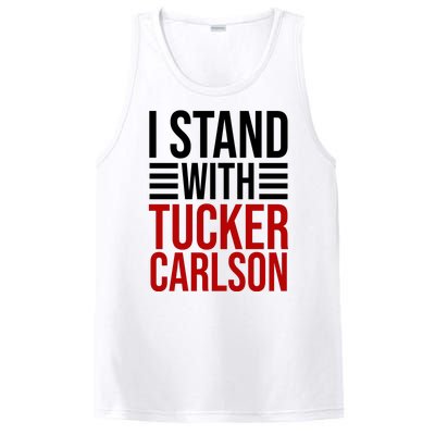 I Stand With Tucker Carlson Political PosiCharge Competitor Tank