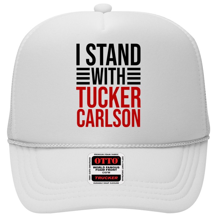 I Stand With Tucker Carlson Political Trucker Hat