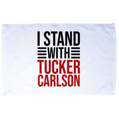 I Stand With Tucker Carlson Political Microfiber Hand Towel