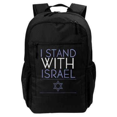 I Stand With Israel Support Israel Israel Flag Backpack