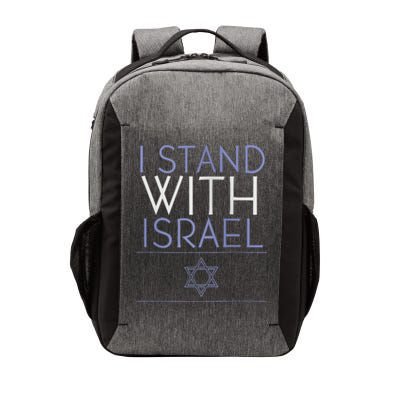 I Stand With Israel Support Israel Israel Flag Vector Backpack