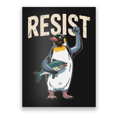 I Stand With Penguin Resist Penguins Protest Against Poster