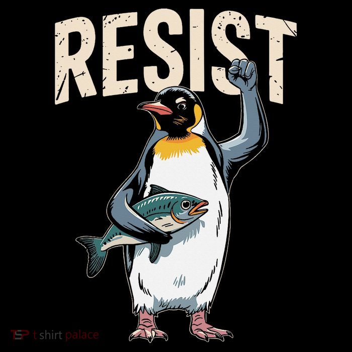 I Stand With Penguin Resist Penguins Protest Against Baby Bodysuit