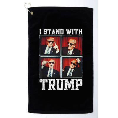 I Stand With Trump My President Platinum Collection Golf Towel