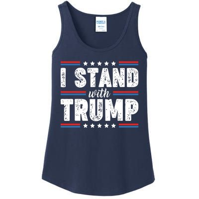 I Stand With Trump 2024 Vote Trump Ladies Essential Tank