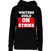 I Stand With Writers Guild On Strike Wga Strike Womens Funnel Neck Pullover Hood