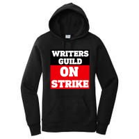 I Stand With Writers Guild On Strike Wga Strike Women's Pullover Hoodie