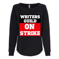 I Stand With Writers Guild On Strike Wga Strike Womens California Wash Sweatshirt