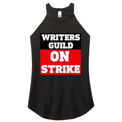 I Stand With Writers Guild On Strike Wga Strike Women's Perfect Tri Rocker Tank