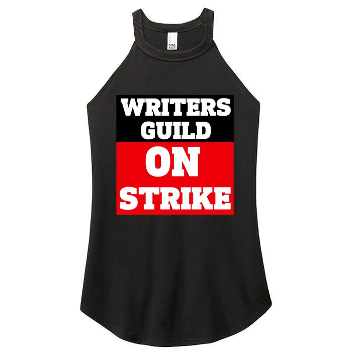 I Stand With Writers Guild On Strike Wga Strike Women's Perfect Tri Rocker Tank