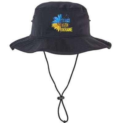 I Stand With Ukraine 2025 Ukrainian Flag Free Ukraine Bucket Hat