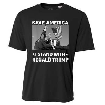 I Stand With Donald Trump I Protect Trump Save America Cooling Performance Crew T-Shirt