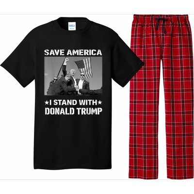 I Stand With Donald Trump I Protect Trump Save America Pajama Set