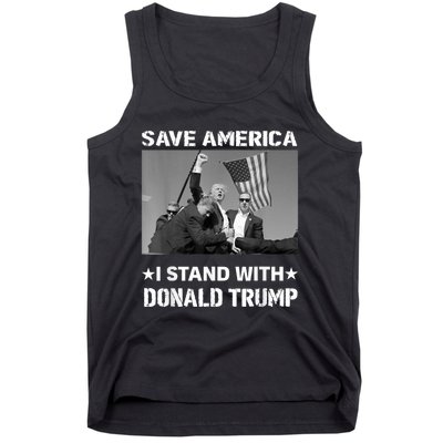 I Stand With Donald Trump I Protect Trump Save America Tank Top