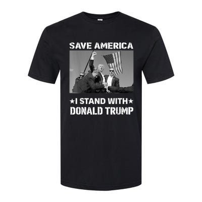 I Stand With Donald Trump I Protect Trump Save America Softstyle CVC T-Shirt