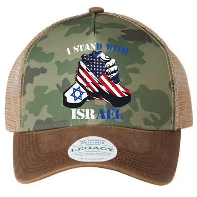 I Stand With Israel Support Israel Love Israeli Brotherhood Legacy Tie Dye Trucker Hat