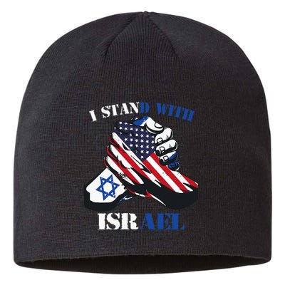 I Stand With Israel Support Israel Love Israeli Brotherhood Sustainable Beanie