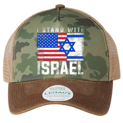 I Stand With Israel Legacy Tie Dye Trucker Hat