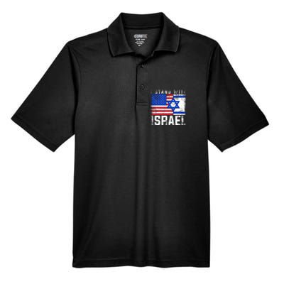 I Stand With Israel Men's Origin Performance Piqué Polo