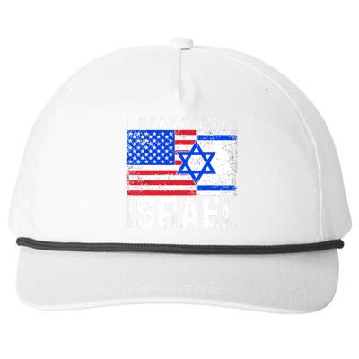 I Stand With Israel Snapback Five-Panel Rope Hat