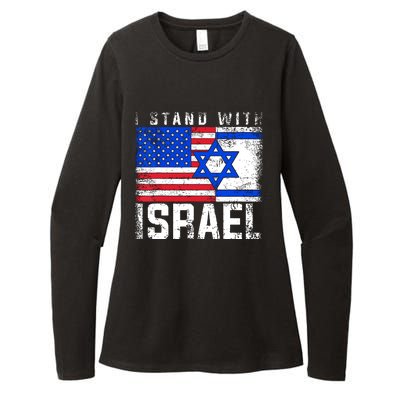 I Stand With Israel Womens CVC Long Sleeve Shirt