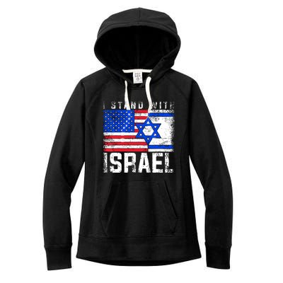 I Stand With Israel Women's Fleece Hoodie